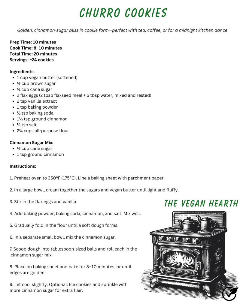 Golden, cinnamon-sugar bliss in cookie form—perfect with tea, coffee, or for a midnight kitchen dance.