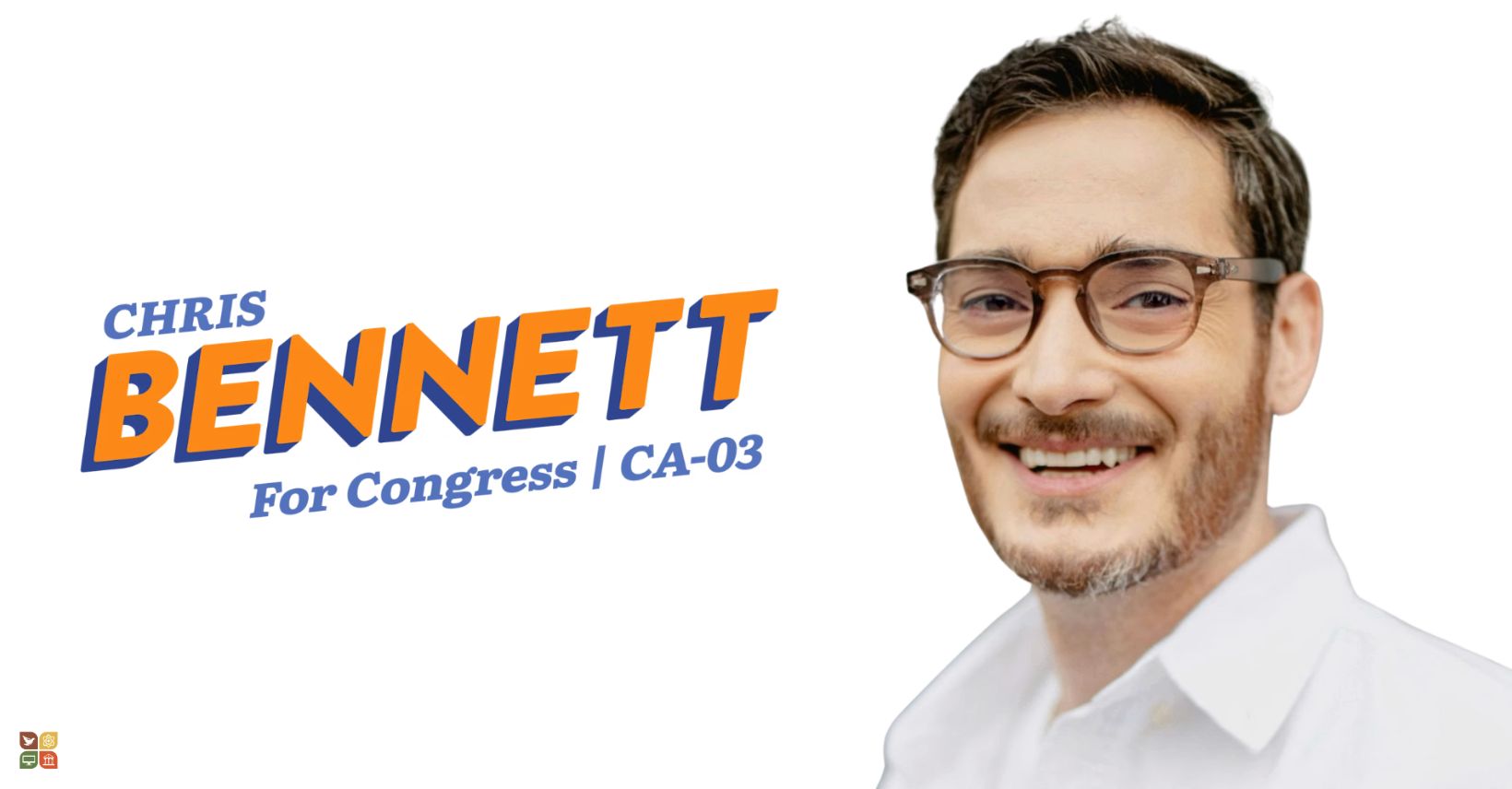Chris Bennett vegan congressional candidate CA-03 campaign headshot